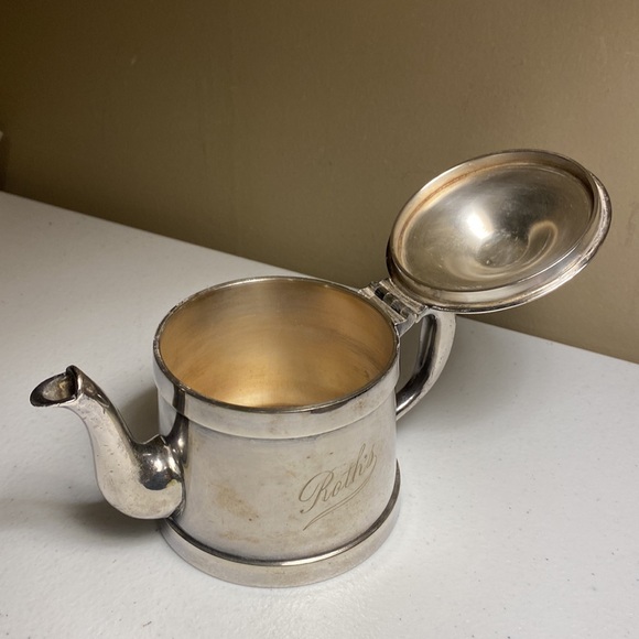 Vintage Benedict Indestructo Sheffield Plate Nickel Silver Coffee/Tea Pot - Picture 2 of 6